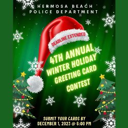 HBPD - 4th Annual Winter Holiday Greeting Card Contest - Submit Your Cards by December 1, 2023 @ 6 PM